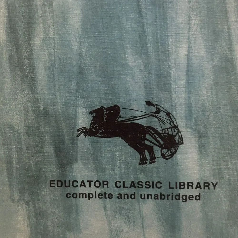 20,000 Leagues Under The Sea by Jules Verne Educator Classic Library 1968 Book